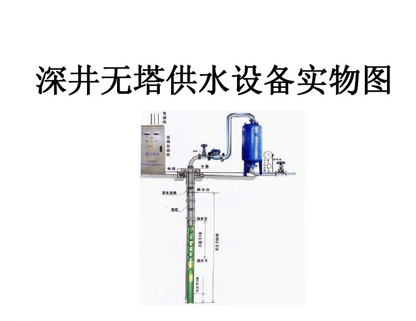 广州番禺区井泵无塔式供水设备